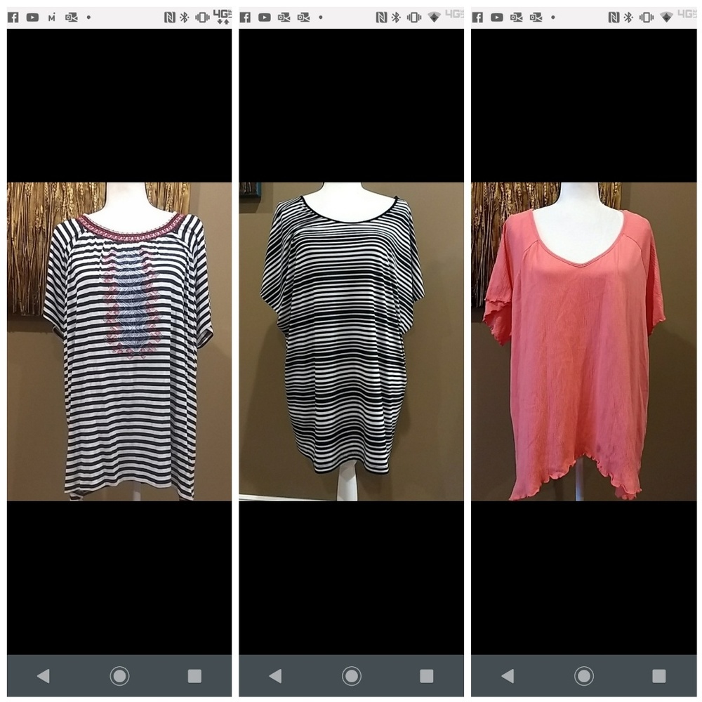 CJ Banks plus size 2x top bundle